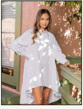 Load image into Gallery viewer, Palm Springs Shirt Dress/Tunic