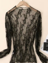 Load image into Gallery viewer, Lace Mesh Sheer Top
