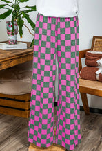 Load image into Gallery viewer, Go For It Check/Plaid Wide Leg Pants