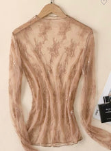 Load image into Gallery viewer, Lace Mesh Sheer Top