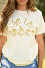 Load image into Gallery viewer, Hello Fall Shimmer Tee