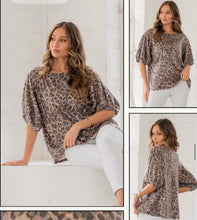 Load image into Gallery viewer, Bling out Leopard Top