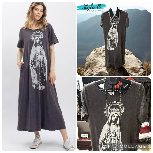 Our Lady of Fatima Washed Dress