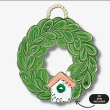 Load image into Gallery viewer, Door Hanger (Green Wreath)