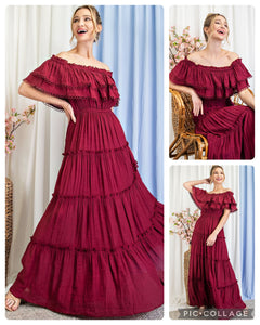 Romantic Ruffle Maxi