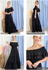 Romantic Ruffle Maxi