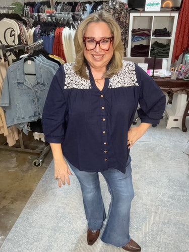 Jane Embroidered Top