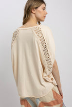 Load image into Gallery viewer, Beige Lace Comfort Top