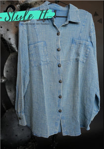 Acres Button Up Cowboy Top