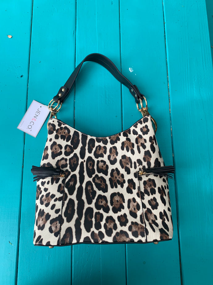 This Leopard Hobo Shoulder/Crossbody Bag
