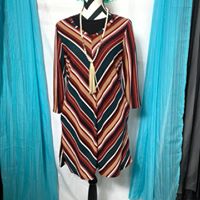Load image into Gallery viewer, V Striped Dress/Tunic