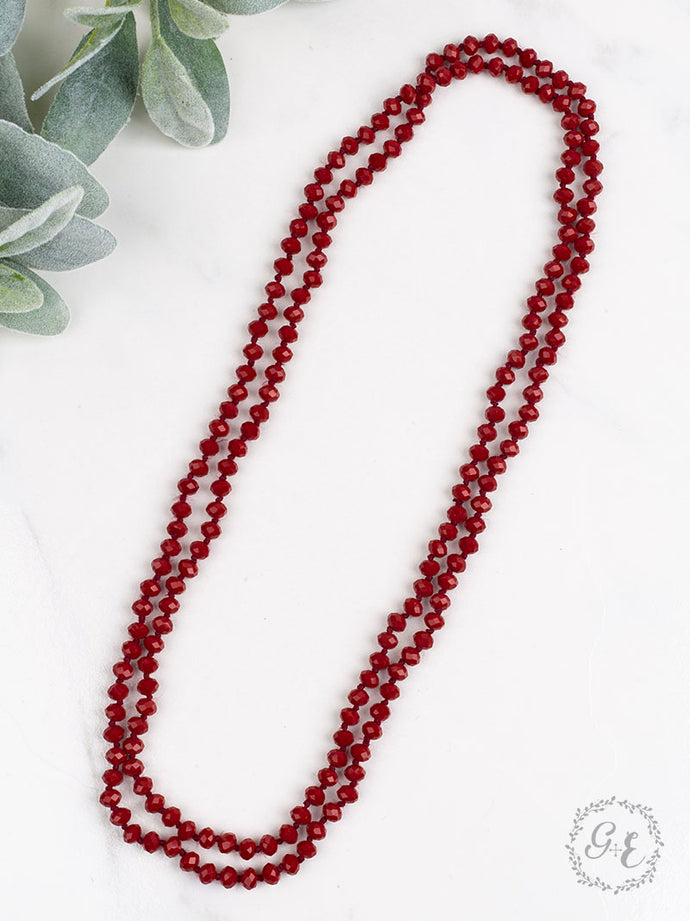 Beaded Double Wrap Necklace
