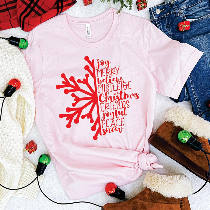 Joy Snowflake Tee