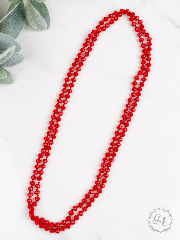 Beaded Double Wrap Necklace